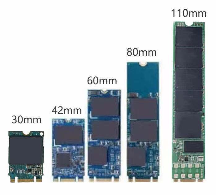 M.2 SSD的长度 M.2 SSD的长度